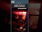 Watch: Fire Tenders Rush To Spot After Blaze Erupts In Kupwara Market  | HT India