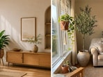 How to use natural wood, plants and textures to create a home that feels warm and lived-in