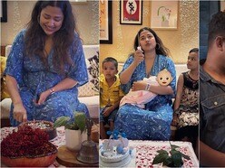 মা হওয়ার পর সোহিনীর প্রথম জন্মদিন। 