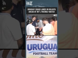 Uruguay’s Football Team Arrive In Kolkata Ahead Of October 6 Exhibition Match Against India