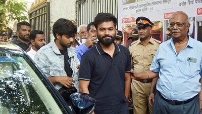 Cockroach Janta Party founder Abhijeet Dipke in Mumbai on Thursday. (ANI) Cockroach Janta Party founder Abhijeet Dipke in Mumbai on Thursday. (ANI)