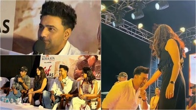 দেব-শুভশ্রী। দেব-শুভশ্রী।