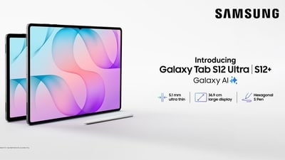 Both tablets feature 120Hz AMOLED displays, adaptive brightness, and three-way multitasking for everyday productivity. (Samsung) Both tablets feature 120Hz AMOLED displays, adaptive brightness, and three-way multitasking for everyday productivity. (Samsung)