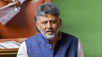 Karnataka chief minister D K Shivakumar. (PTI)