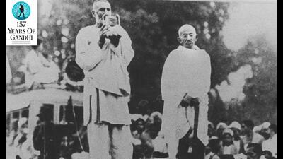 Khan Abdul Ghaffar Khan, who led the non-violent freedom struggle in the North West Frontier Province, became Frontier Gandhi . (HT Archive)
