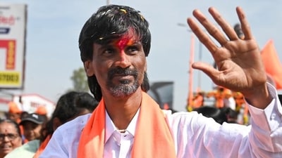 The Maratha quota stir has found a defining face since Manoj Jarange-Patil launched his agitation from Antarwali Sarathi village in Jalna on August 29. (HT Photo)