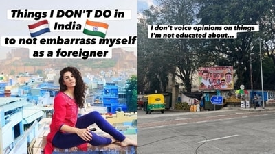 Ivana's message for foreigners in India: No poverty tourism. No chaos reels. Just humility, curiosity and basic respect. (Instagram/ ivanaperkovicofficial) Ivana's message for foreigners in India: No poverty tourism. No chaos reels. Just humility, curiosity and basic respect. (Instagram/ ivanaperkovicofficial)