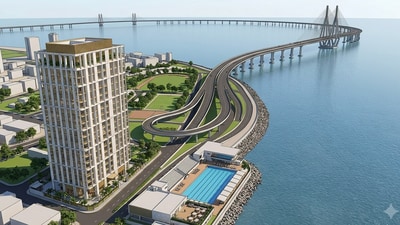 Mumbai real estate: A senior executive at a US-based alternative asset management firm purchased, a sea-facing apartment worth ₹26 crore in Mumbai's Bandra for ₹1.30 lakh per sq ft, among the highest per sq ft rate. (Picture for representational purposes only) (Gemini Generated Photo ) Mumbai real estate: A senior executive at a US-based alternative asset management firm purchased, a sea-facing apartment worth ₹26 crore in Mumbai's Bandra for ₹1.30 lakh per sq ft, among the highest per sq ft rate. (Picture for representational purposes only) (Gemini Generated Photo )