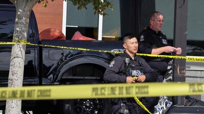 Police officers work at the site of a crash at the Tsawwassen Mills mall in Tsawwassen Mills, British Columbia, Canada (Photograph for representative purpose only). (REUTERS) Police officers work at the site of a crash at the Tsawwassen Mills mall in Tsawwassen Mills, British Columbia, Canada (Photograph for representative purpose only). (REUTERS)
