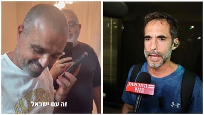 flydubai flight passenger Yaniv Hayun (L) along with three others, including Assaf Rajuan (R) helped Indian captain Smit Machchhar neutralise the co-pilot who allegedly attacked (X and AFP) flydubai flight passenger Yaniv Hayun (L) along with three others, including Assaf Rajuan (R) helped Indian captain Smit Machchhar neutralise the co-pilot who allegedly attacked (X and AFP)
