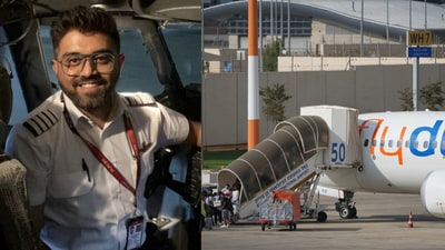 Indian national Smit Machchhar, who was stabbed during the incident, was taken to the hospital after the aircraft landed. (Israel Foreign Ministry/AP)