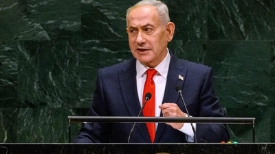 Netanyahu said that preliminary inquiry and investigation had revealed that the Omani co-pilot underwent a “radical indoctrination.” (Getty Images via AFP) Netanyahu said that preliminary inquiry and investigation had revealed that the Omani co-pilot underwent a “radical indoctrination.” (Getty Images via AFP)