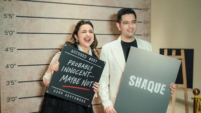 Parineeti Chopra and Raghav Chadha at the premiere of Shaque. Parineeti Chopra and Raghav Chadha at the premiere of Shaque.