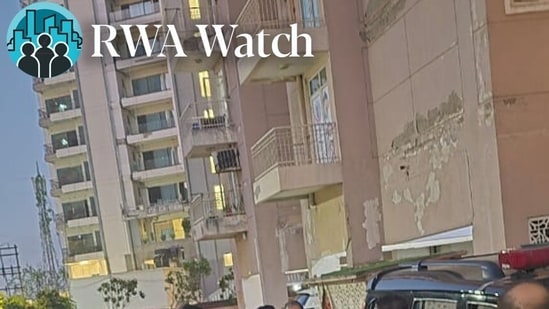RWA Watch: Residents of a housing society in Greater Noida West protest over alleged deficiencies in basic services and restrictions on the entry of delivery personnel and workers.