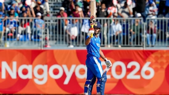 Ishan Kishan played a match-winning knock in the Asian Games semi-final against Sri Lanka (PTI)