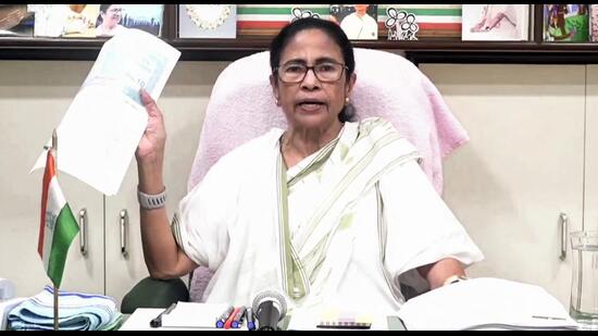 The ECI last month allotted the Mamata Banerjee-led faction the name “Mamata All India Trinamool Congress”. (ANI)