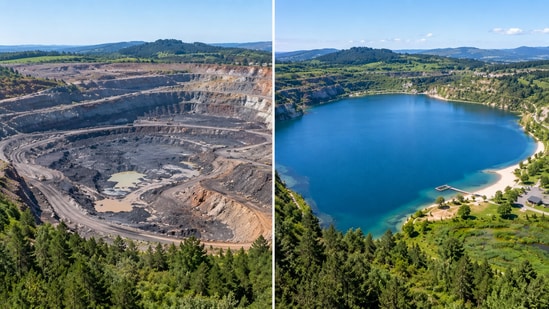Closed in 1997, the WO5B pit in Collie became Lake Kepwari, a recreational lake. It supports activities like swimming and boating, after years of mine reclamation efforts that improved water quality and the local ecosystem.