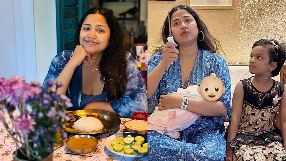 ‘এ পৃথিবীর সব আনন্দ তোমার হোক!’ কোল ১০ দিনের ছেলে, জন্মদিনের কেক কাটলেন সোহিনী