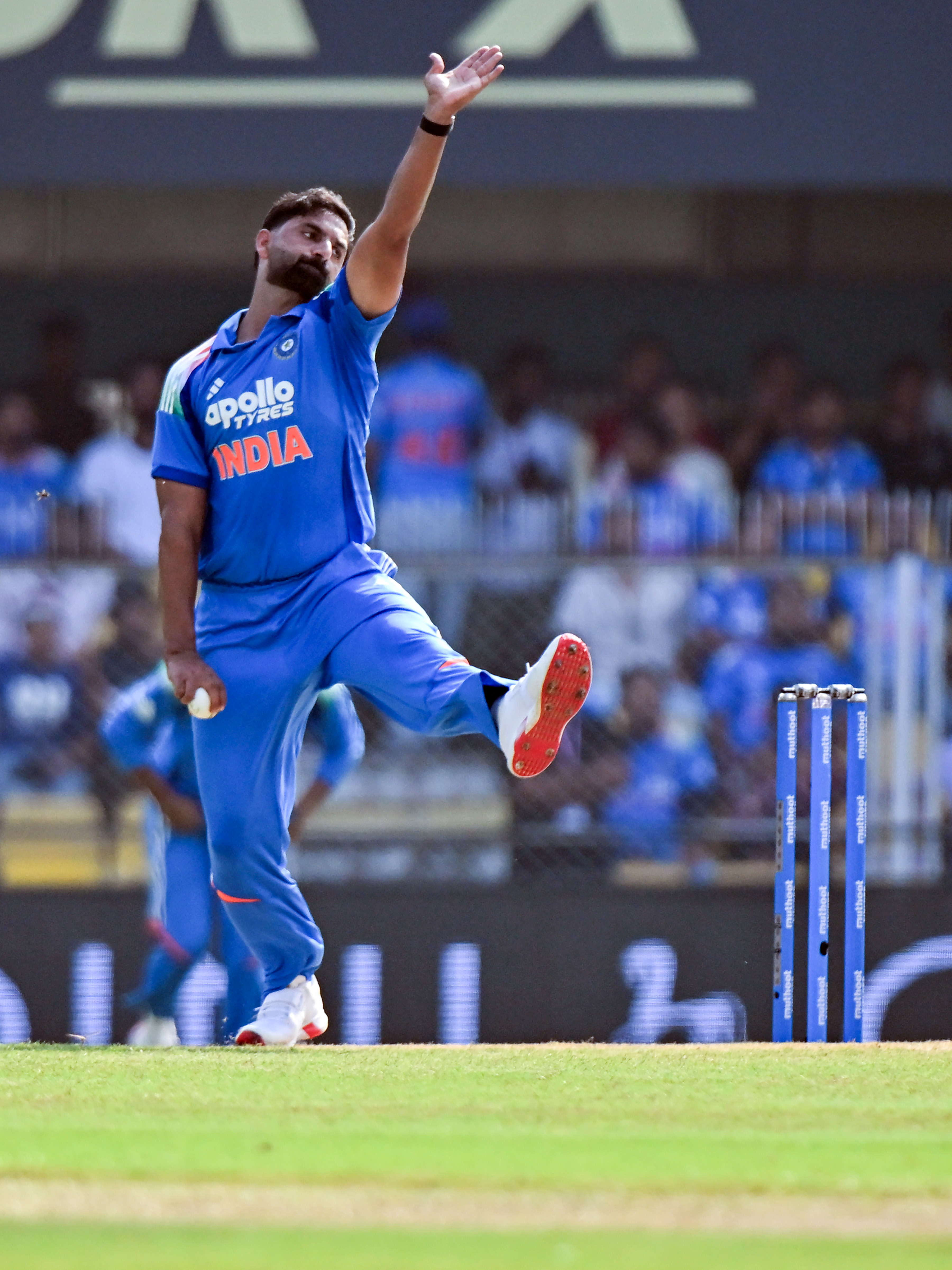 Auqib Nabi got hammered for 84 in 8.5 overs on his ODI debut (ANI)