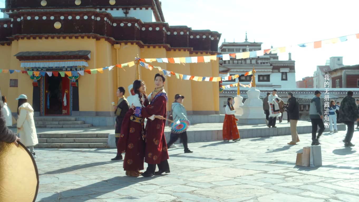 Luan Nian and Shang Zhitao in The Early Spring episode. (Netflix.)