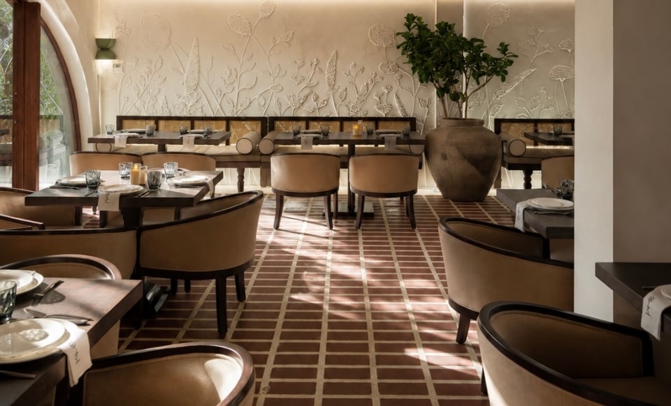 Sarah and Anurag want diners to feel comfortable, curious and connected to their surroundings. Sarah and Anurag want diners to feel comfortable, curious and connected to their surroundings.