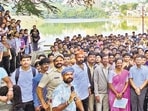 Citizen-led drive cleans Katraj Lake, removes 1,100 kg waste