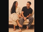 Cult Fit co-founder Rishabh Telang with his wife Astha. 