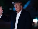 Donald Trump’s camera was off during a G7 Zoom call, prompting social media users to joke about a ‘nap’ or ‘bad hair day’.. (Photo by Jim WATSON / AFP)(AFP)
