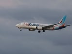 A plane, carrying passengers who were on the FlyDubai aircraft bound for Israel from the United Arab Emirates, which was diverted to Saudi Arabia following an emergency signal, arrives at the Ben Gurion International Airport, in Lod, near Tel Aviv, Israel.(REUTERS)