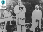 Khan Abdul Ghaffar Khan, who led the non-violent freedom struggle in the North West Frontier Province, became Frontier Gandhi . (HT Archive)