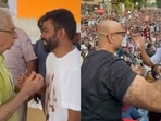 Shabana Azmi, Naseeruddin Shah, Vishal Dadlani attend CJP protest at Shivaji Park as thousands gather.