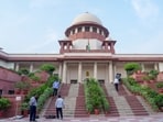 A view of the Supreme Court of India, in New Delhi, Aug. 13, 2026. 
