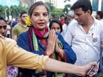Mumbai: Actor Shabana Azmi during a protest by Cockroach Janta Party (CJP) against Chief Election Commissioner (CEC) Gyanesh Kumar, demanding his resignation, at Shivaji Park, in Mumbai, Maharashtra, Friday, Oct. 2, 2026. (PTI Photo/Shashank Parade)(PTI10_02_2026_000459B)