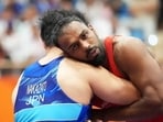 The 97kg wrestler lost 0-4 to Japan’s Yuri Nakazato (AP Photo)