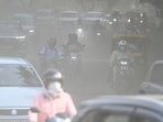 The CPCB identified PM10 (particulate matter having a diameter of 10 microns or less) as the prominent pollutant in the city. (Sanchit Khanna/Hindustan Times)