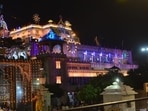 The Shri Krishna Janmasthan temple in Mathura. (HT FILE PHOTO)