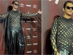 Vijay Varma opted for a bold look at Dirty Cut 26, featuring a structured black knit top and wide-leg metallic trousers. 