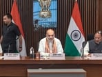 Union home minister Amit Shah chaired a meeting on Thursday to resolve the long-pending Mahanadi water dispute between Chhattisgarh and Odisha. (Handout)