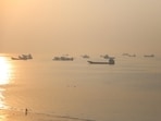 Vessels in the Strait of Hormuz this week.
