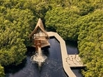 The chapel at Sha Mexico, a wellness resort near Cancún that offers programs aimed specifically at women’s health. 