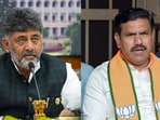 Vijayendra (right) rejected Shivakumar's (left) allegation that the BJP was using Form 7 to target minority, Dalit and Backward Class voters