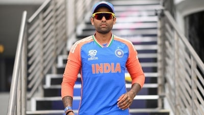 Suryakumar Yadav emphasises moderation in diet, allowing favourite foods while controlling portions. (Getty Images) Suryakumar Yadav emphasises moderation in diet, allowing favourite foods while controlling portions. (Getty Images)