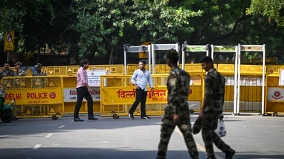 Senior Delhi police officers said they expect a “high number” of protesters at Jantar Mantar this week, even though permission has been denied. (Sanchit Khanna/ Hindustan Times) Senior Delhi police officers said they expect a “high number” of protesters at Jantar Mantar this week, even though permission has been denied. (Sanchit Khanna/ Hindustan Times)