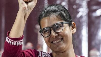 Neha Bora said this is not just a protest by one organisation but a protest about common demands. (PTI picture)