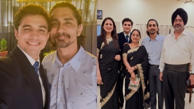Actors Siddharth and Abhay Verma recently found themselves in a setting that felt very different from the sets of Operation Safed Sagar. The actors, who played Squadron Leader Ajay Ahuja and Flying Officer R.S. Dhaliwal in the Netflix series respectively, attended the Golden Arrows’ 75th anniversary celebrations at Ambala Air Force Station on October 1. Actors Siddharth and Abhay Verma recently found themselves in a setting that felt very different from the sets of Operation Safed Sagar. The actors, who played Squadron Leader Ajay Ahuja and Flying Officer R.S. Dhaliwal in the Netflix series respectively, attended the Golden Arrows’ 75th anniversary celebrations at Ambala Air Force Station on October 1.