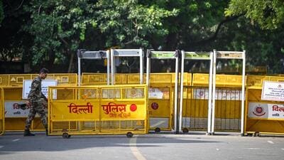 Traffic movement will be restricted or diverted on the Jantar Mantar Road. (HT photo) Traffic movement will be restricted or diverted on the Jantar Mantar Road. (HT photo)