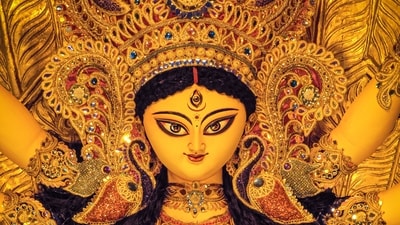 A representative image of the Durga idol.