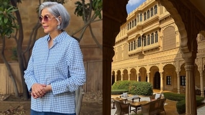 Zeenat Aman offers a glimpse into her time spent in Jaisalmer. Zeenat Aman offers a glimpse into her time spent in Jaisalmer.