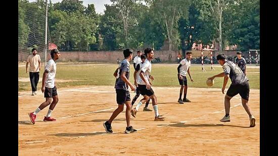 According to the district sports officer, the district-level competitions will continue across Ludhiana venues until October 8. (HT)