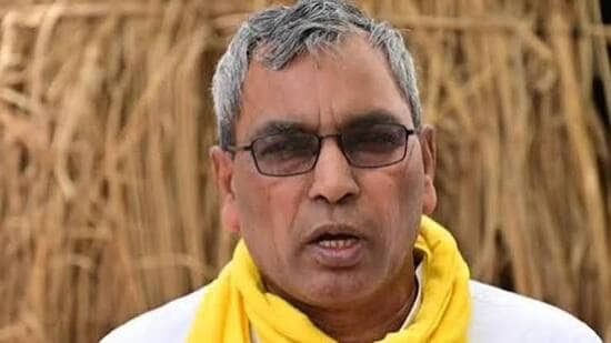 Suheldev Bharatiya Samaj Party president and UP minister Om Prakash Rajbhar. (HT file)